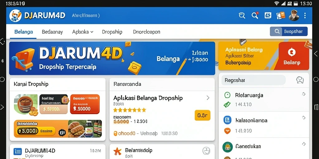 Tampilan antarmuka DJARUM4D yang intuitif dan fungsional.