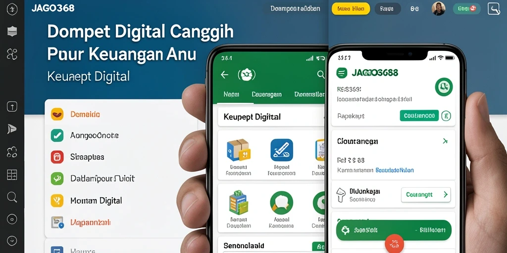 Antarmuka pengguna JAGO368 yang sederhana dan modern.