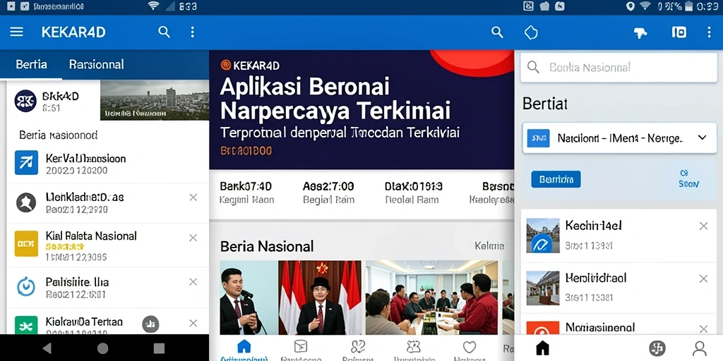 Tampilan antarmuka KEKAR4D yang menarik dan mudah digunakan.