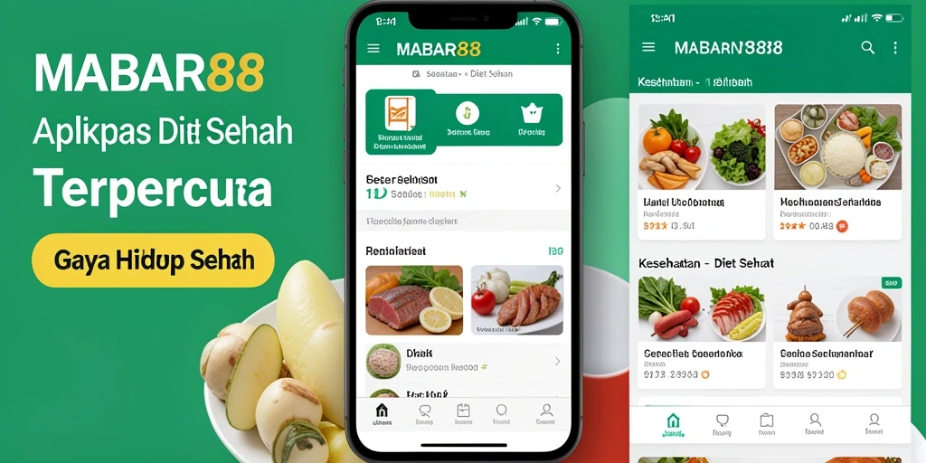 Antarmuka MABAR88 menarik dan mudah digunakan untuk Diet Sehat.