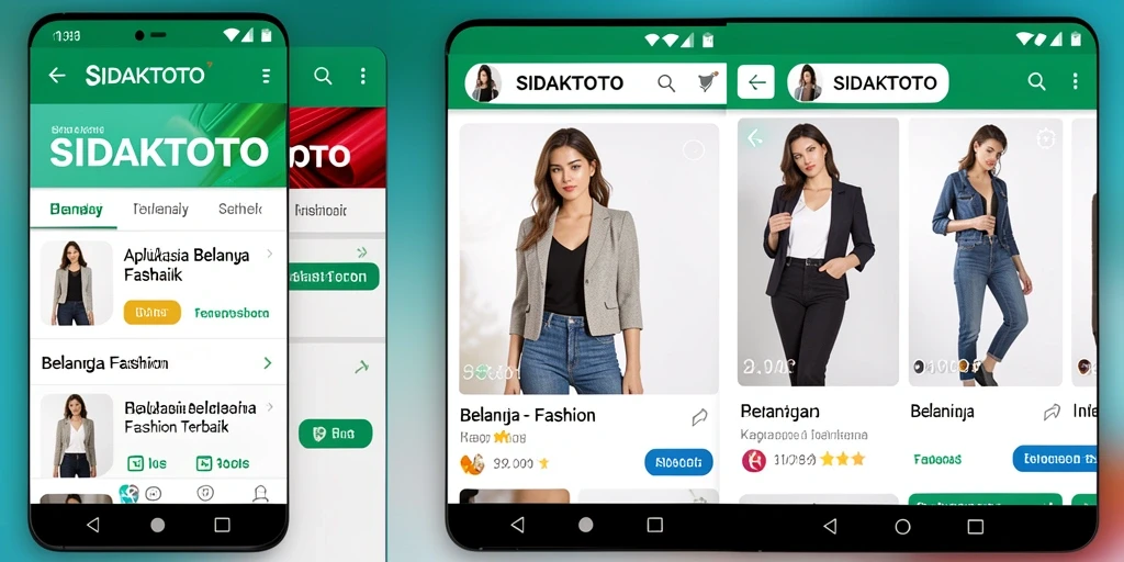 Tampilan antarmuka aplikasi SIDAKTOTO yang stylish dan modern.